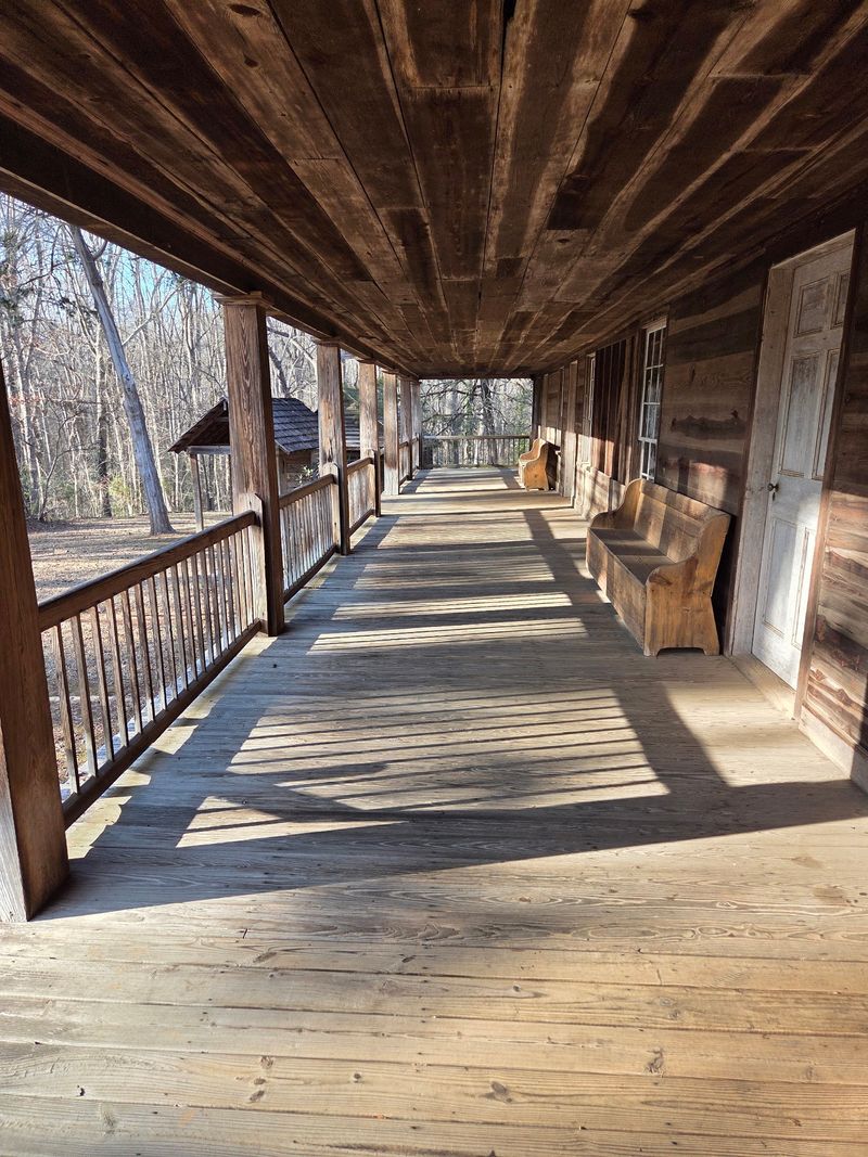 Ninety Feet of Porch and a Whole Lot of Heart Pine Ninety Feet of Porch and a Whole Lot of Heart Pine