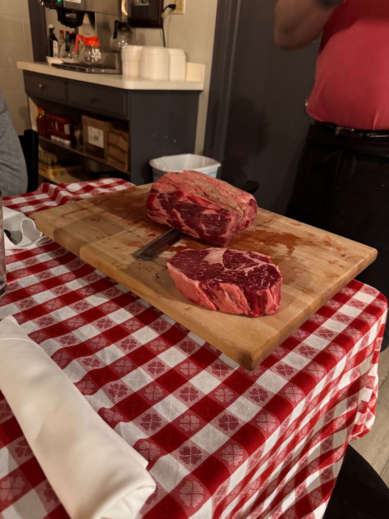 No Menu, Just a Slab of Ribeye No Menu, Just a Slab of Ribeye