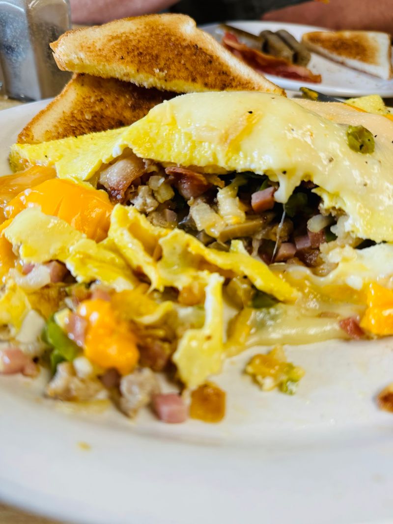 Omelets Stacked With Everything