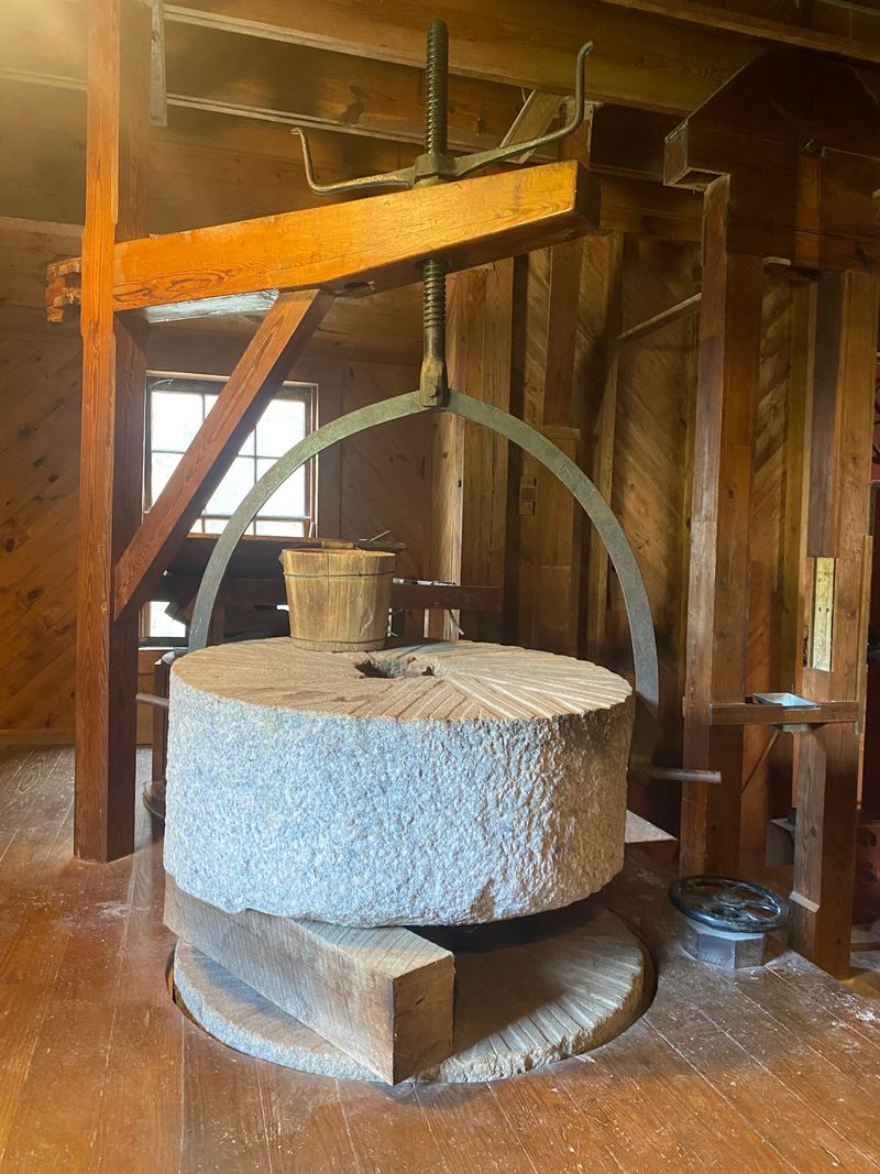 Original Millstones Still Sitting Where They Worked Original Millstones Still Sitting Where They Worked