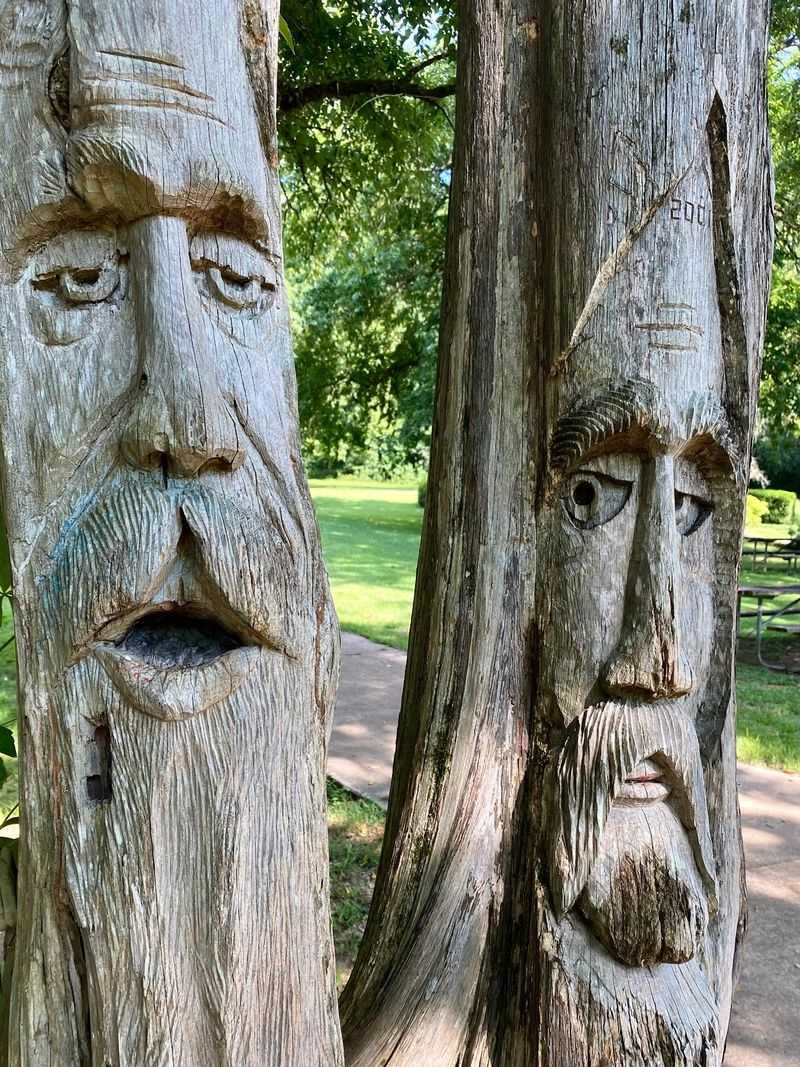 Orr Park in Montevallo, Tree Carvings Straight Out of a Storybook Orr Park in Montevallo, Tree Carvings Straight Out of a Storybook