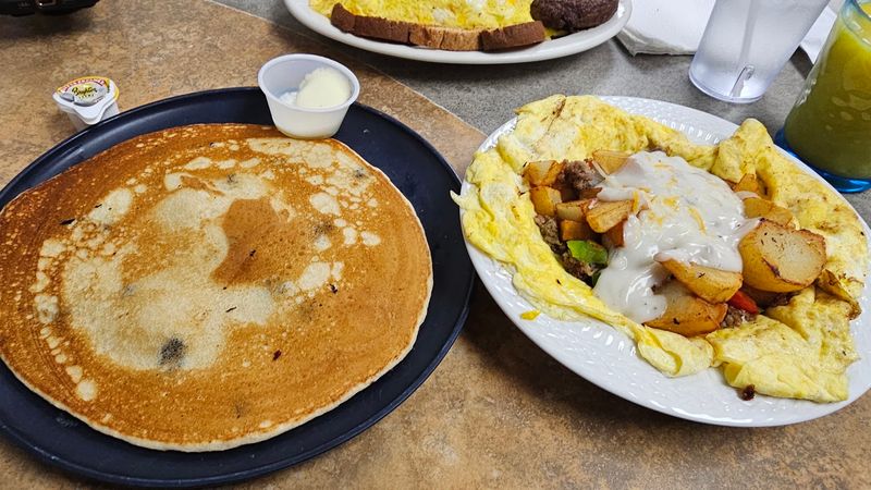 Pancakes Nearly The Size Of The Plate