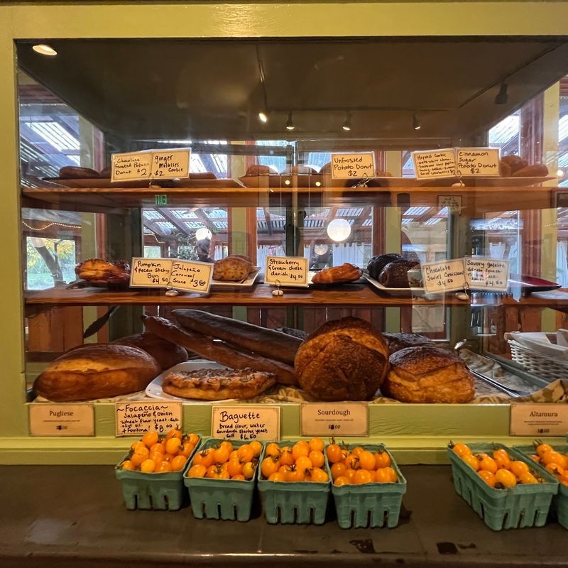 Pastries And Coffee At The Counter