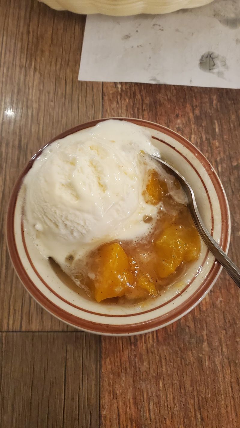 Peach Cobbler That Arrives Without Being Ordered