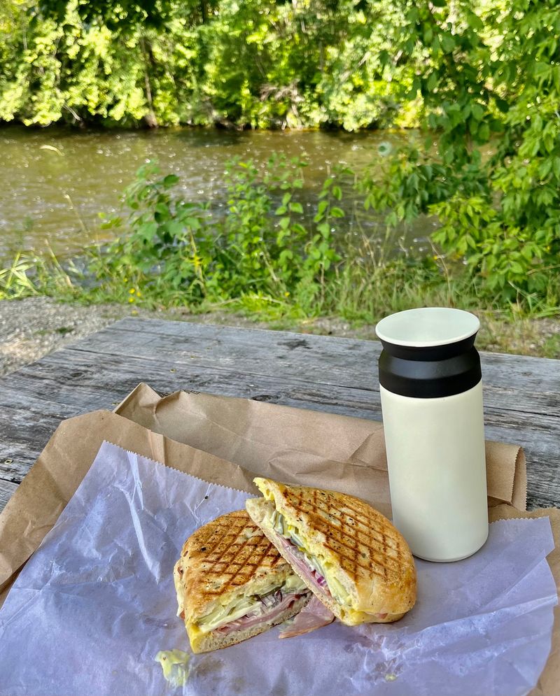 Picnic Tables, River Air, and Happy Dogs Picnic Tables, River Air, and Happy Dogs