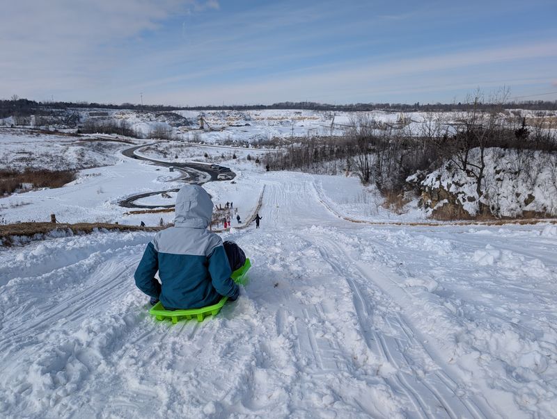 Quarry Trails Sledding Hill, Hilliard, OH Quarry Trails Sledding Hill, Hilliard, OH