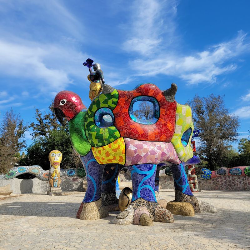 Queen Califia's Magical Circle, Escondido, Mosaic Creatures in a City Park Queen Califia's Magical Circle, Escondido, Mosaic Creatures in a City Park