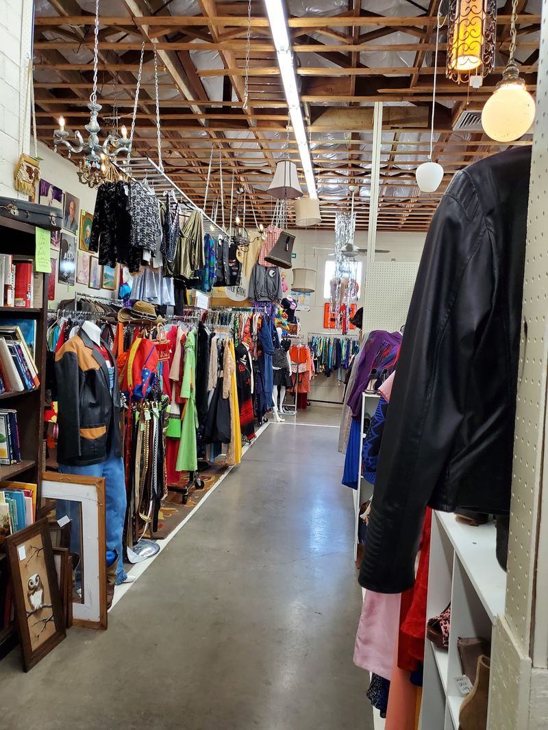 Racks of Clothing That Span Decades Racks of Clothing That Span Decades