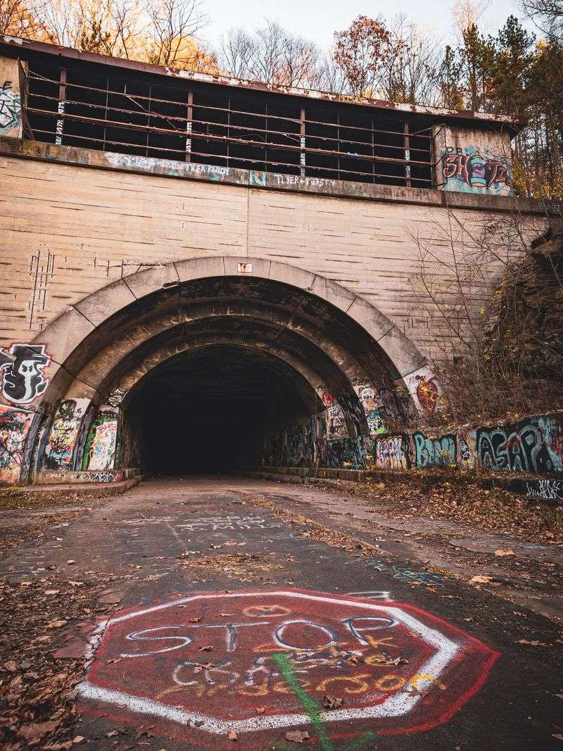 Rays Hill Tunnel and Its Faint Pinprick of Light Rays Hill Tunnel and Its Faint Pinprick of Light