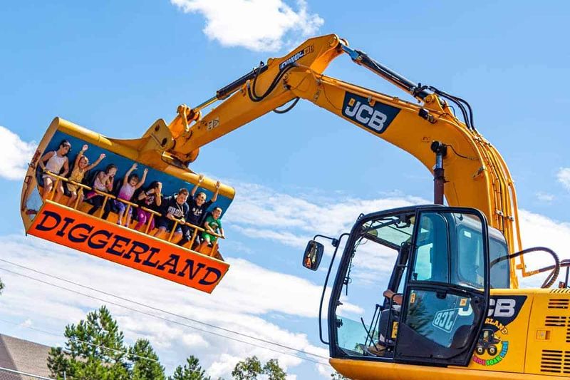 Rides Built From Actual Machinery