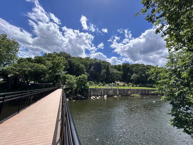 River Mill Park and Occoquan Footbridge, Occoquan, Virginia River Mill Park and Occoquan Footbridge, Occoquan, Virginia