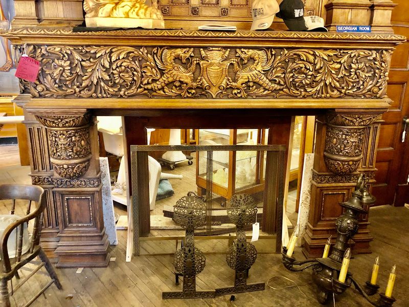 Salvaged Doors, Mantels and Big Statement Pieces Salvaged Doors, Mantels and Big Statement Pieces