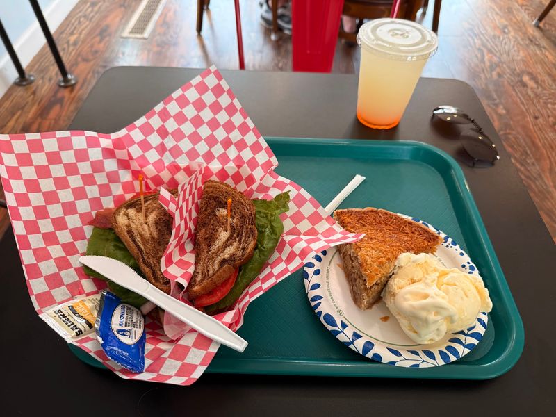 Sandwiches, Pizza Slices and Lemonade Before Dessert Sandwiches, Pizza Slices and Lemonade Before Dessert