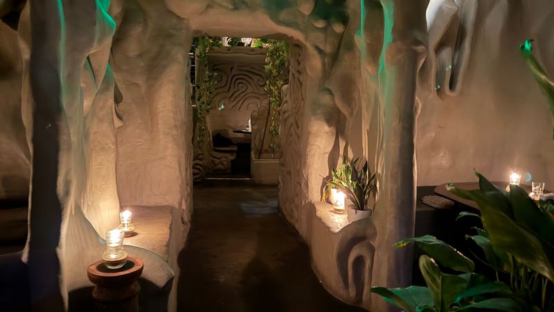 Sculpted Walls And Candlelight Inside Sculpted Walls And Candlelight Inside