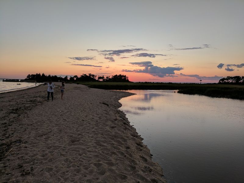 Seven Miles of Sand on Two Different Waters Seven Miles of Sand on Two Different Waters