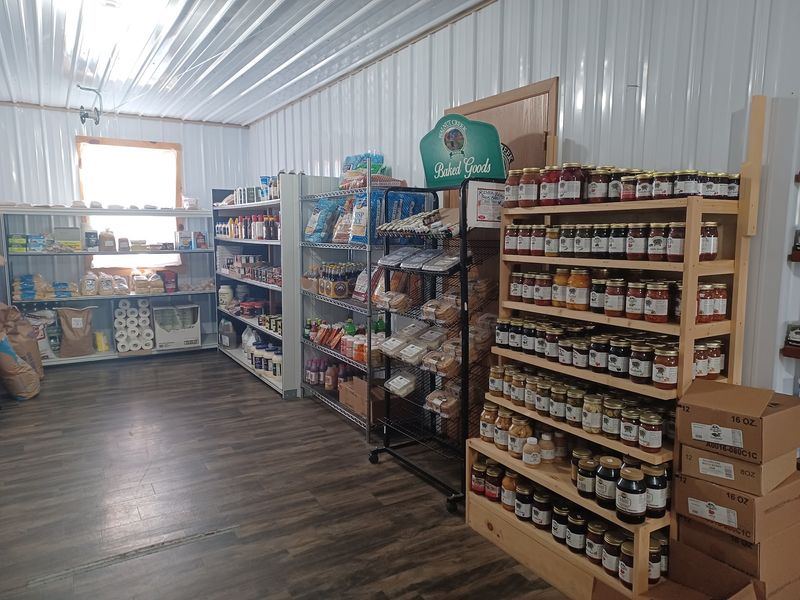 Shelves Lined With Local Amish Delights Shelves Lined With Local Amish Delights