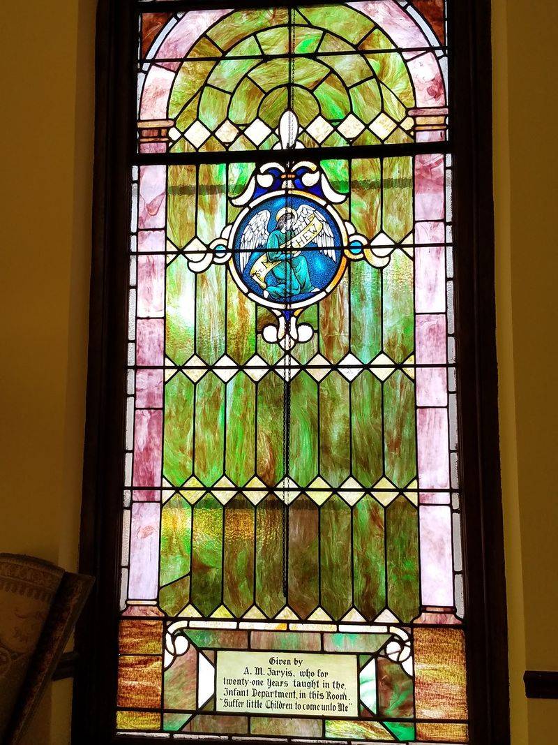 Stained Glass, Murals, and a Bell You Might Ring Stained Glass, Murals, and a Bell You Might Ring