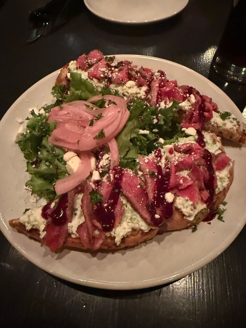 Steak Toast With a Berry Twist Steak Toast With a Berry Twist