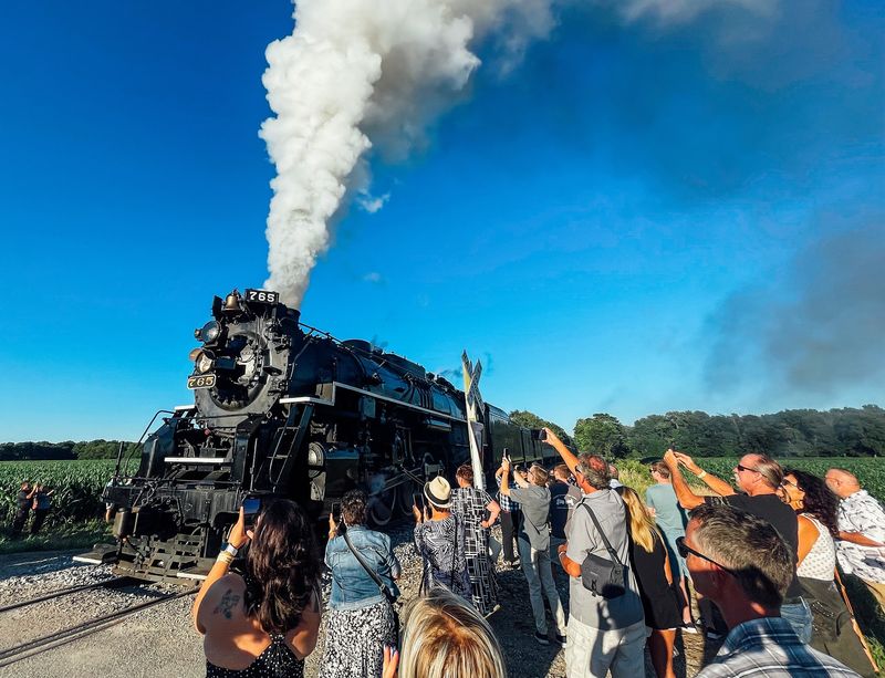 Steam Locomotive 765 Puts On a Show