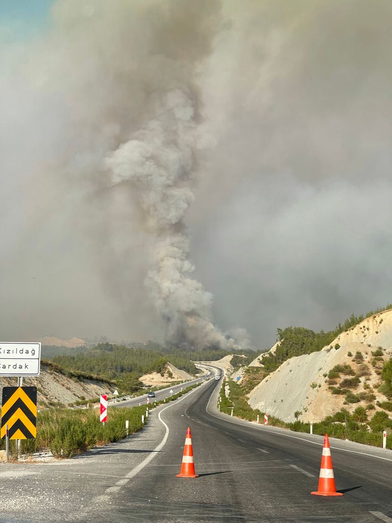 Steer Clear Of Roads Near Active Burn Zones