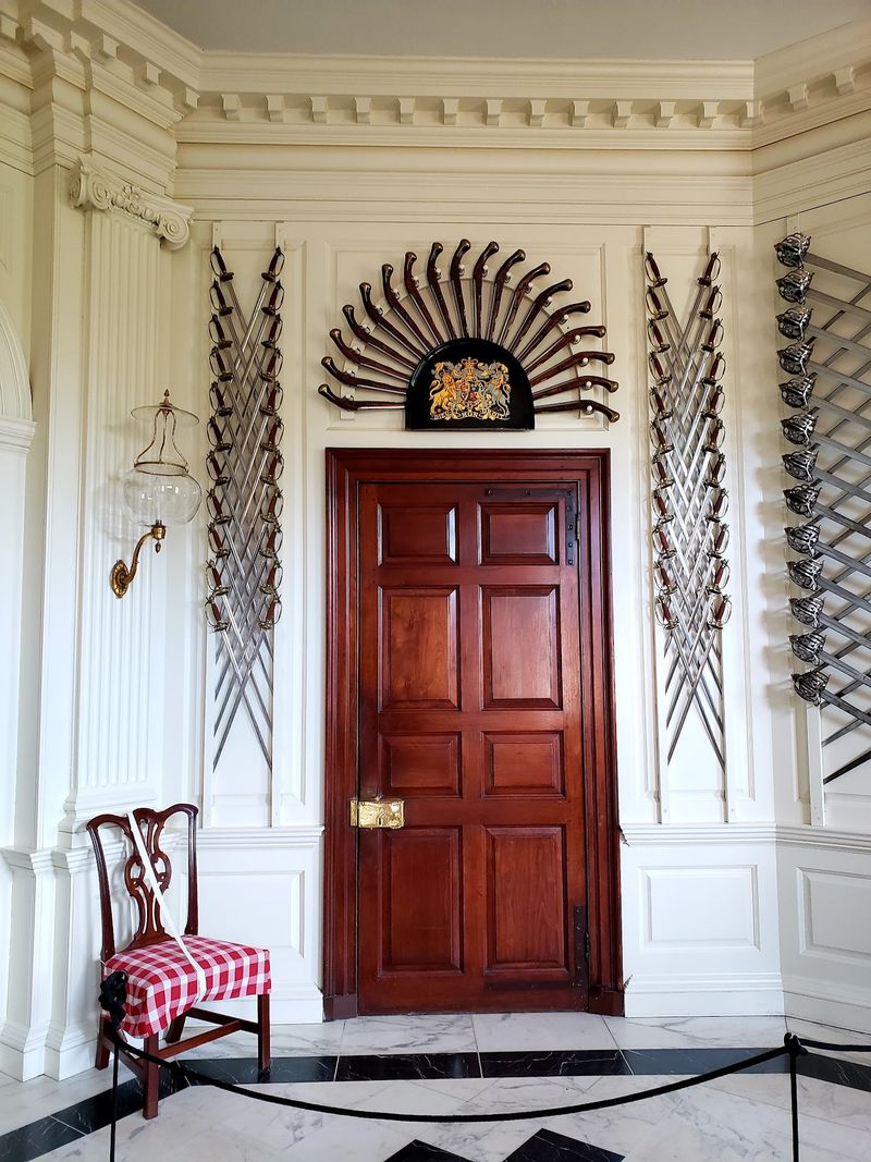 Swords on the Walls Like Wallpaper