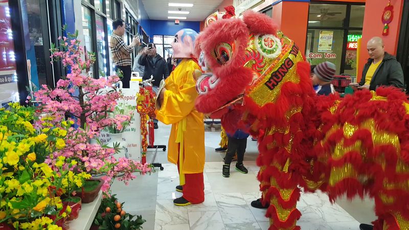 Tet Turns the Whole Plaza Into a Party