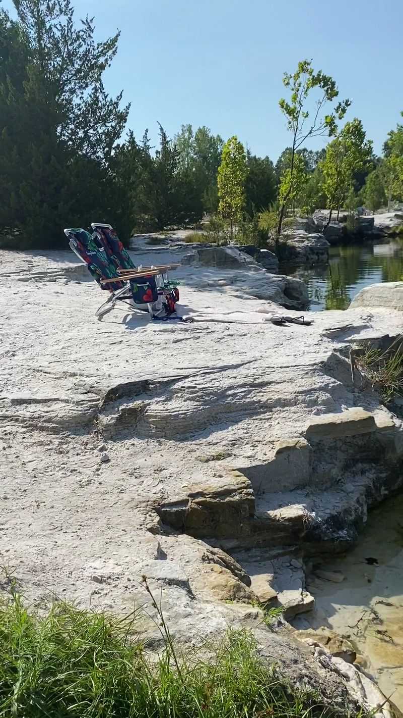 That Bright White Sand Around The Lake