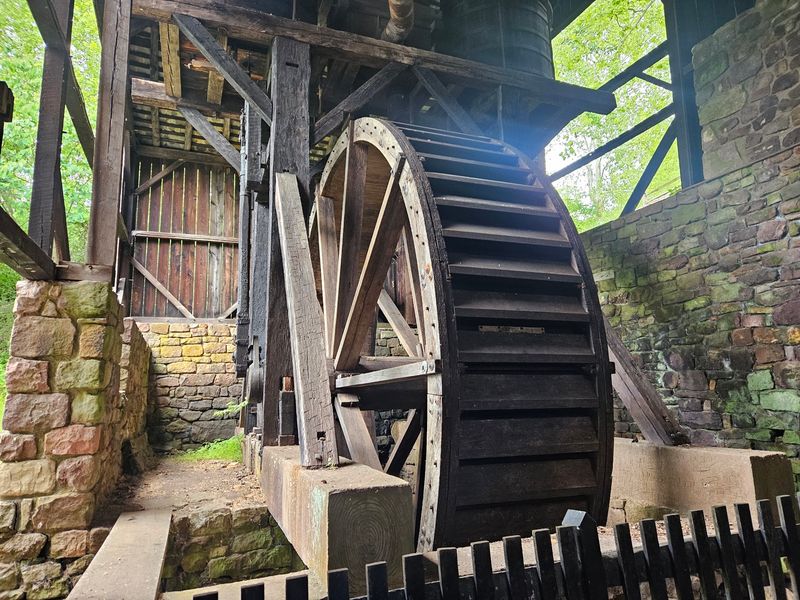 That Enormous Waterwheel Still Turning in the Cast House