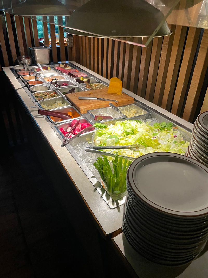 That Famous Salad Bar With The Big Block Of Cheese