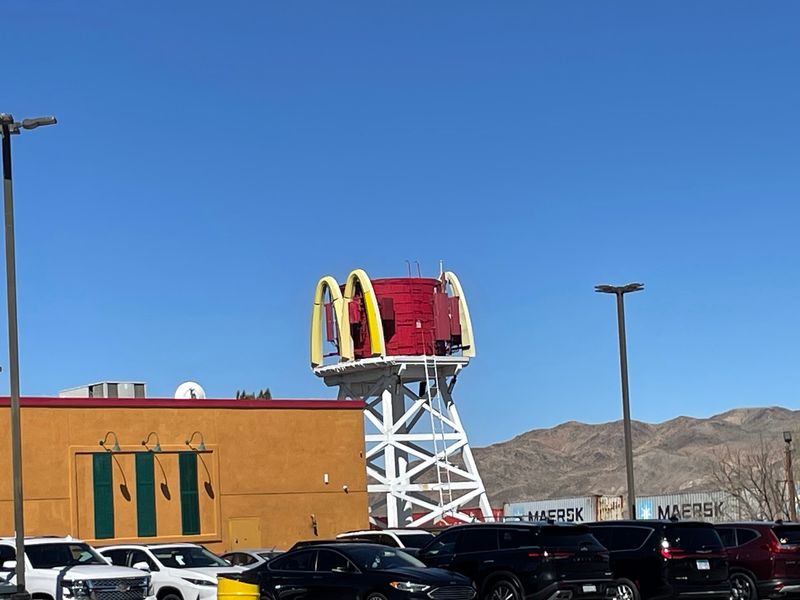 The 1942 Water Tower Standing Guard Out Front