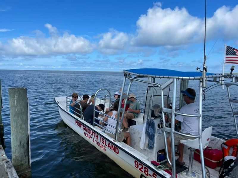 The Boat Ride Across Ocracoke Inlet