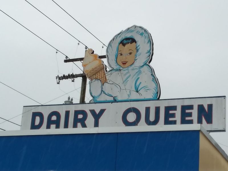 The Eskimo Girl Sign and Old-School Character The Eskimo Girl Sign and Old-School Character