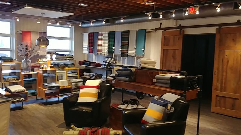 The Factory Store and Its Wall of Color