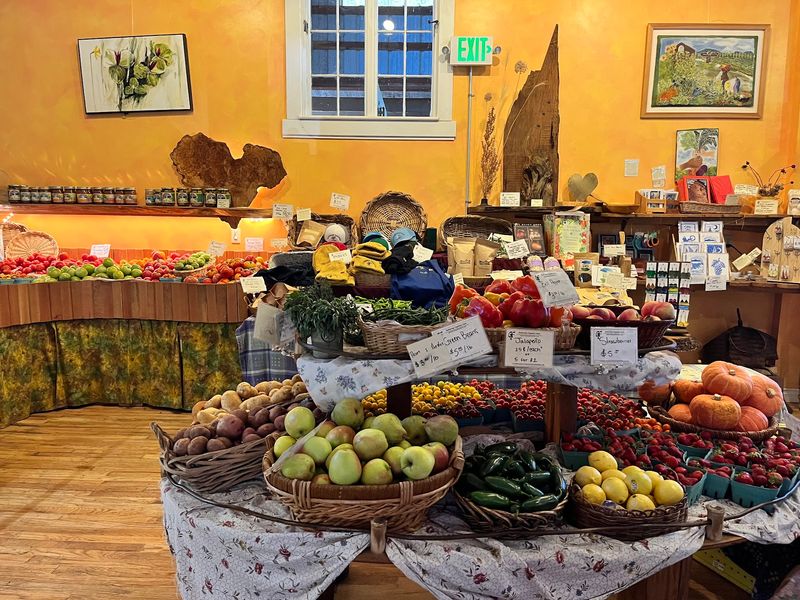 The Farmstand Just Inside The Door