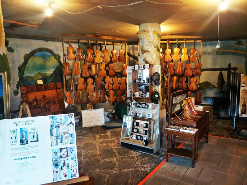 The Fiddle House and Its Hand-Carved Collection