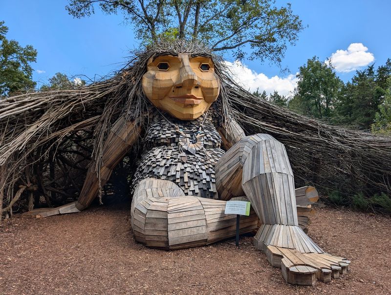 The Giant Troll Watching Over the Woods The Giant Troll Watching Over the Woods