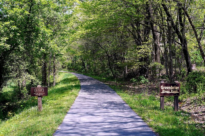 The Greenbrier River Trail Runs Right Through Town The Greenbrier River Trail Runs Right Through Town