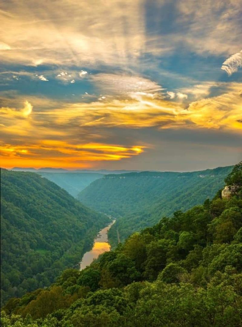 The Guyandotte River and Its Gentle Views The Guyandotte River and Its Gentle Views
