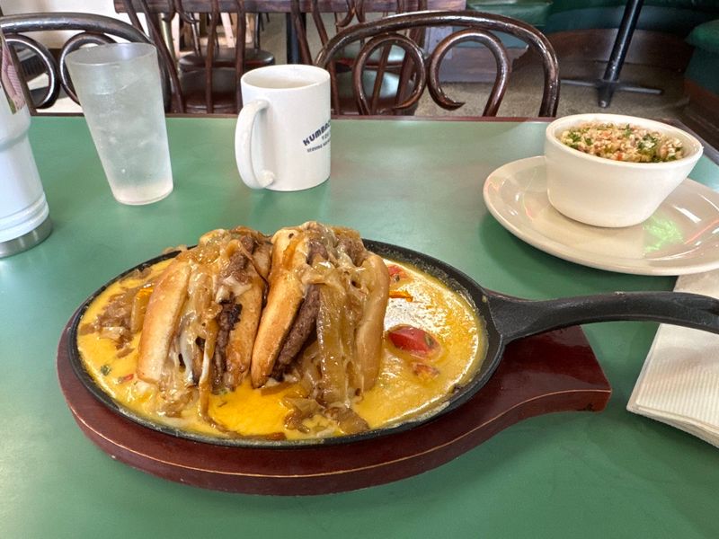 The Kumback Burger and Its Queso Skillet