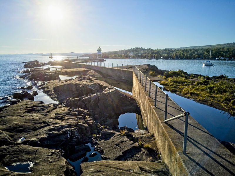 The Lighthouse Walk Along The Breakwall The Lighthouse Walk Along The Breakwall