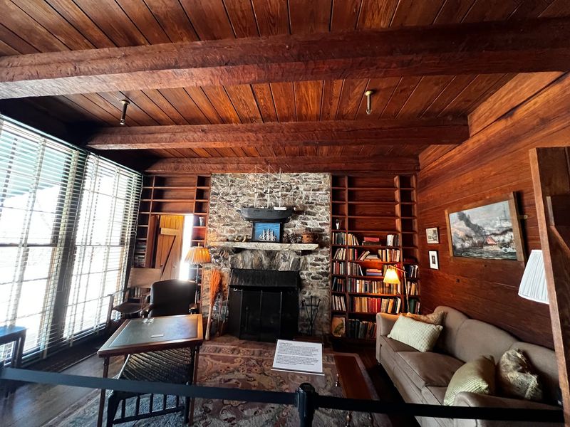 The Living Room Where a President Actually Worked The Living Room Where a President Actually Worked