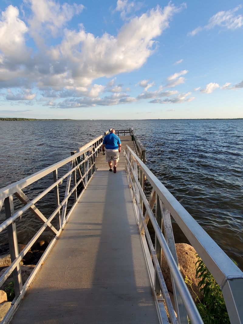 The Long Fishing Pier That Puts You Right Over the Water