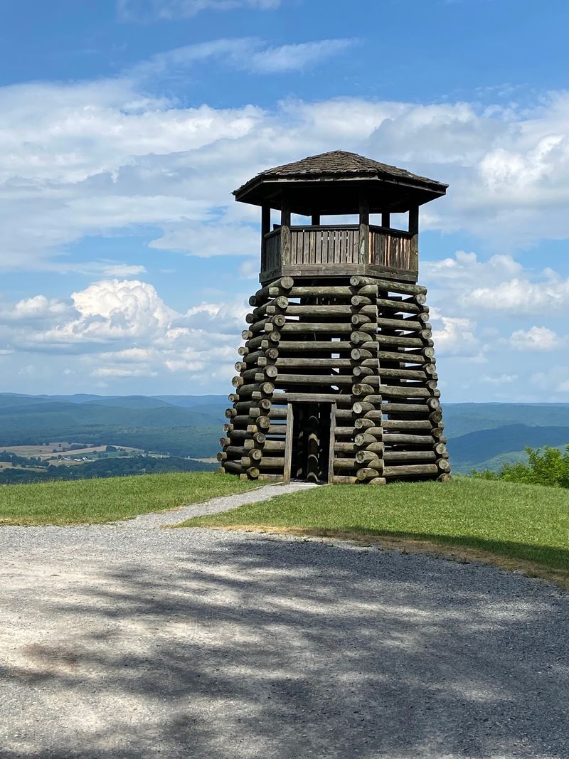 The Lookout Tower and Its Miles of Ridges