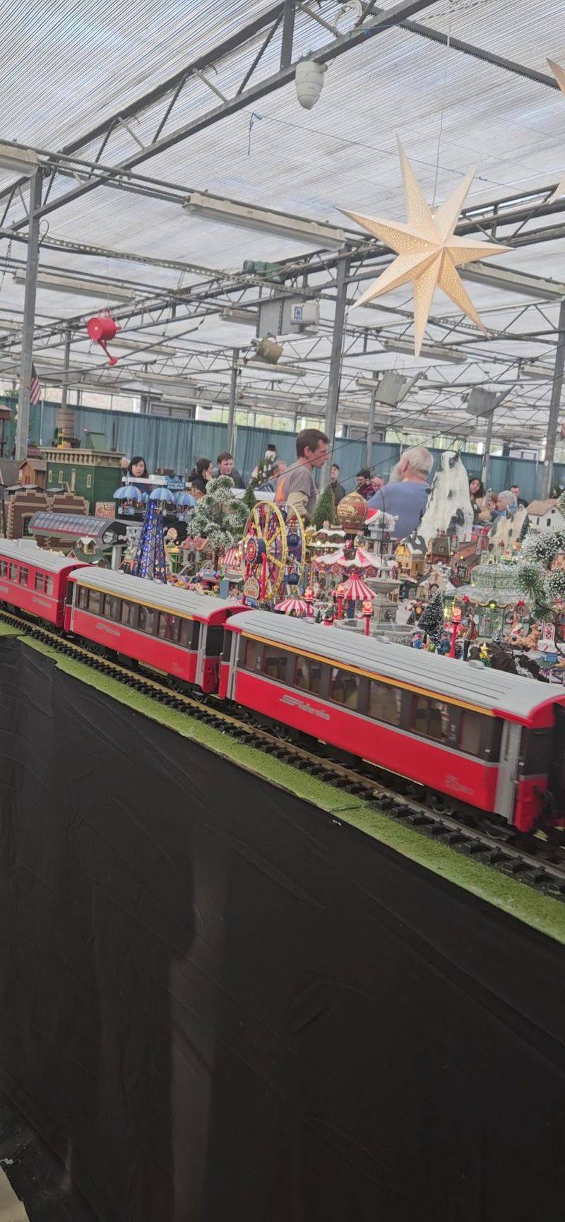 The Model Train Display Hidden in the Greenhouse