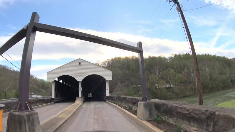 The Only Two-Lane Covered Bridge Many Travelers Will Ever See The Only Two-Lane Covered Bridge Many Travelers Will Ever See