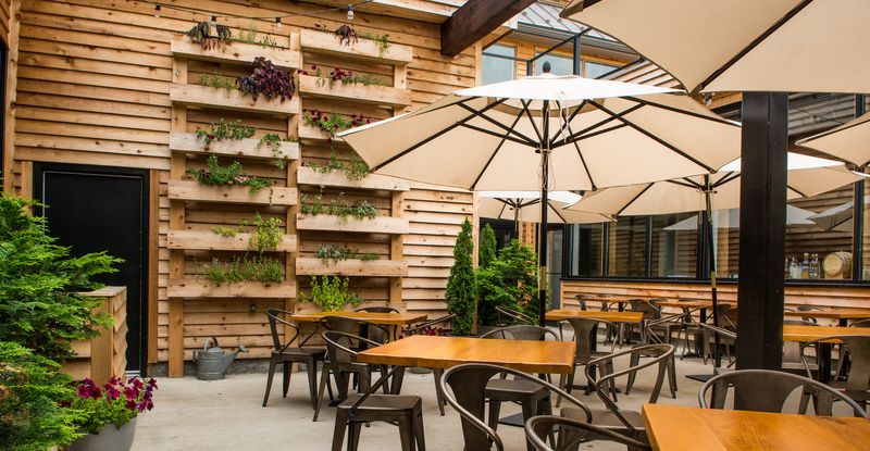 The Open-Air Courtyard Is the Best Seat in Warm Weather