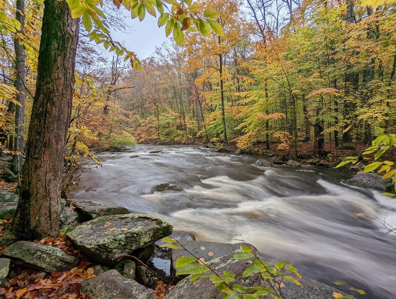 The Red Riverside Trail And Its Rocky Personality