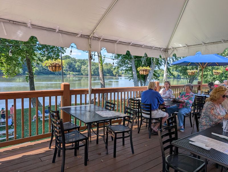 The Riverside Deck Where Dogs Get Treats Too
