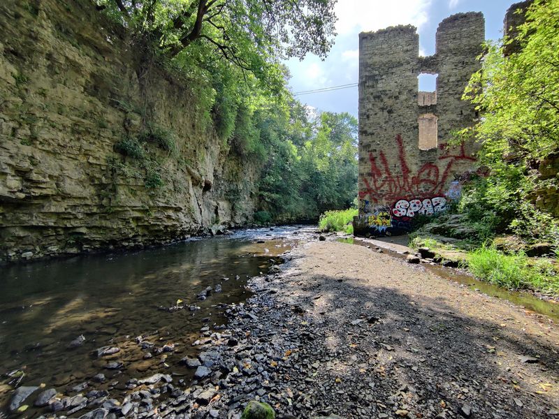 The Rocky Gorge Along the Vermillion River The Rocky Gorge Along the Vermillion River