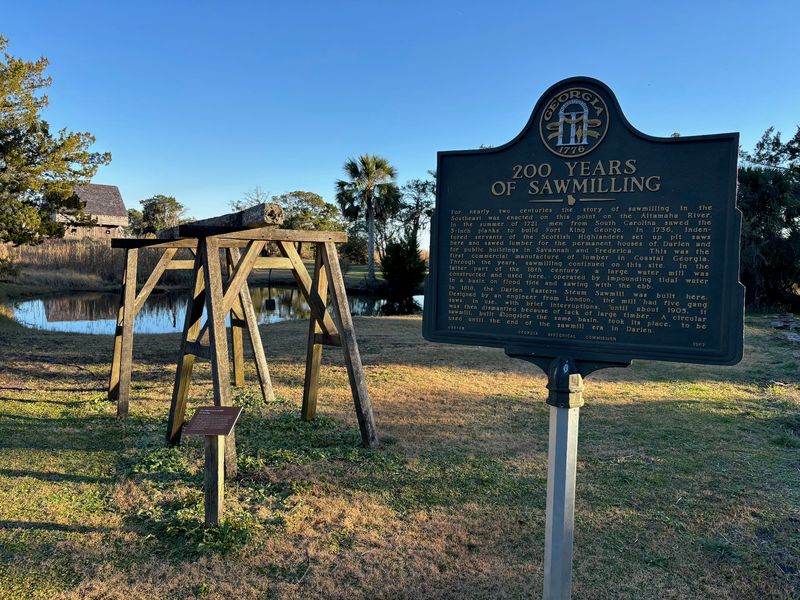 The Saw Mill Ruins and the Birth of Darien's Lumber Trade The Saw Mill Ruins and the Birth of Darien's Lumber Trade